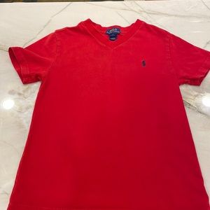 Boys red polo tee size 7. Bundle and save!